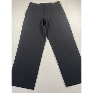 Y2K Linea Dome Dress Pants Mens 30x30 Black Office Wear Straight Leg High Rise